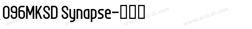 096MKSD Synapse字体转换